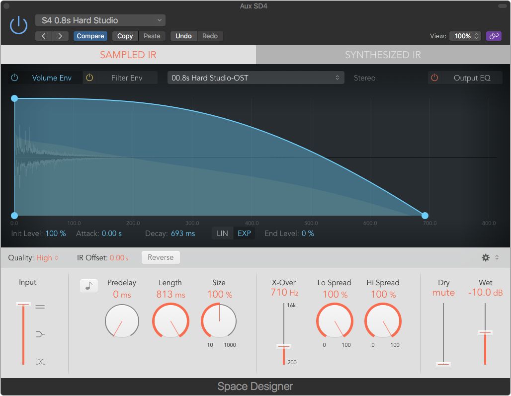 Logic Space Designer Convolution Reverb