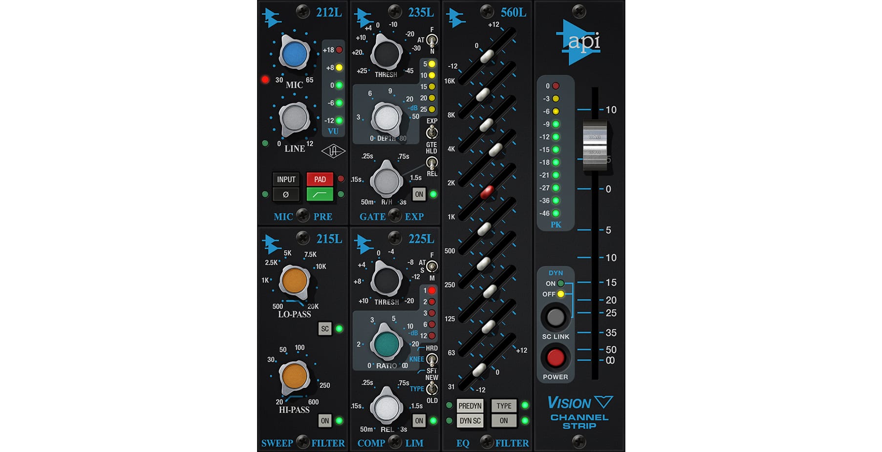 UAD API Vision Channel Strip