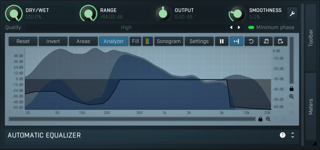 MEqualizer by Melda Productions - Free EQ plugins