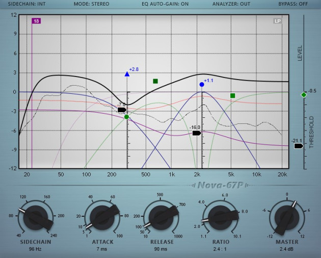 VladG Nova-67P EQ - Free EQ plugins