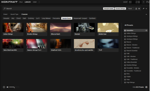 New Kontakt library