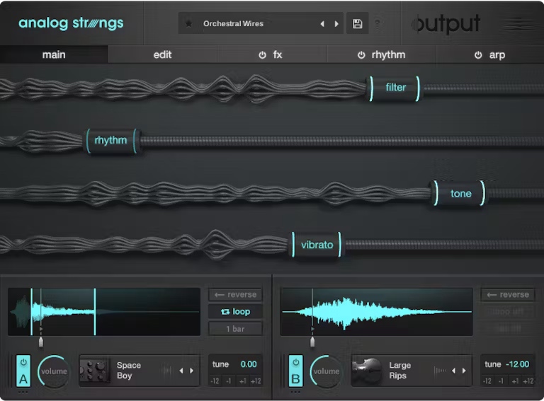 Analog Strings by Output