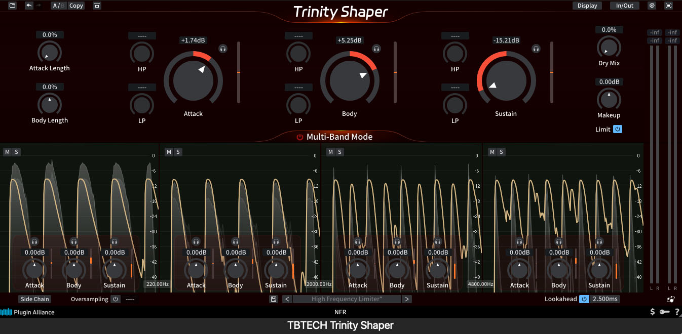 Trinity Shaper Multiband Mode