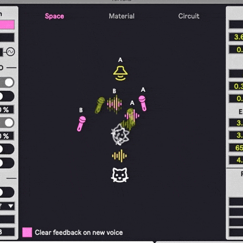 Nirvana - Inspiring New Max for Live Device for Musically Controllable Feedback (review + 29 examples) 6 GIF 4 (big pad)