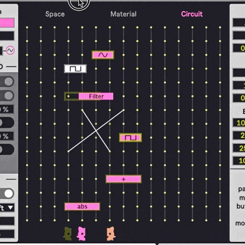 Nirvana - Inspiring New Max for Live Device for Musically Controllable Feedback (review + 29 examples) 8 GIF 5 (bent bass line)