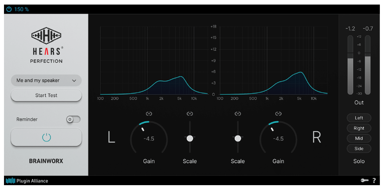 HEARS Perfection by Brainworx (review) 4 HEARS Perfection GUI