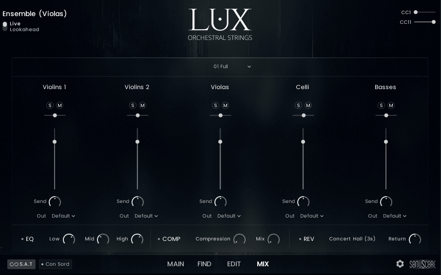 LUX Strings Ensemble Mix