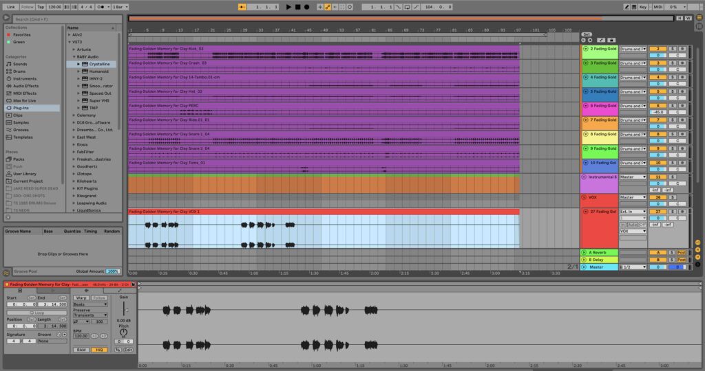 Mixing vs Mastering - A Complete Guide for Musicians and Producers (+ Audio Examples) 9 ableton-session