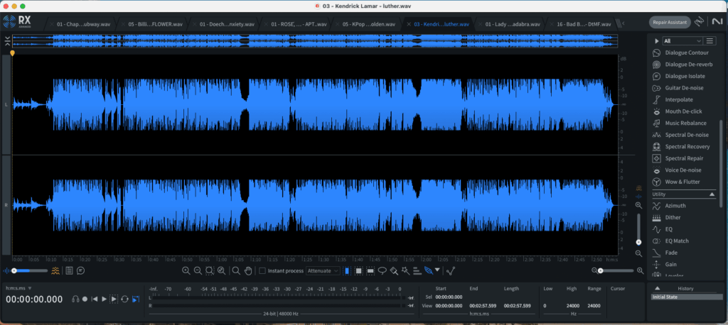 2026 Grammy Mastering Analysis: A Closer Look at the LUFS, Loudness, and Dynamics of the Record of the Year Nominees 23 luther izotopewav e1769367618888
