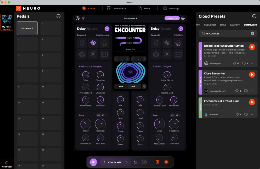 Source Audio Encounter Delay + Reverb Review: The Future of Effects Pedals Has Arrived 5 neuro-app