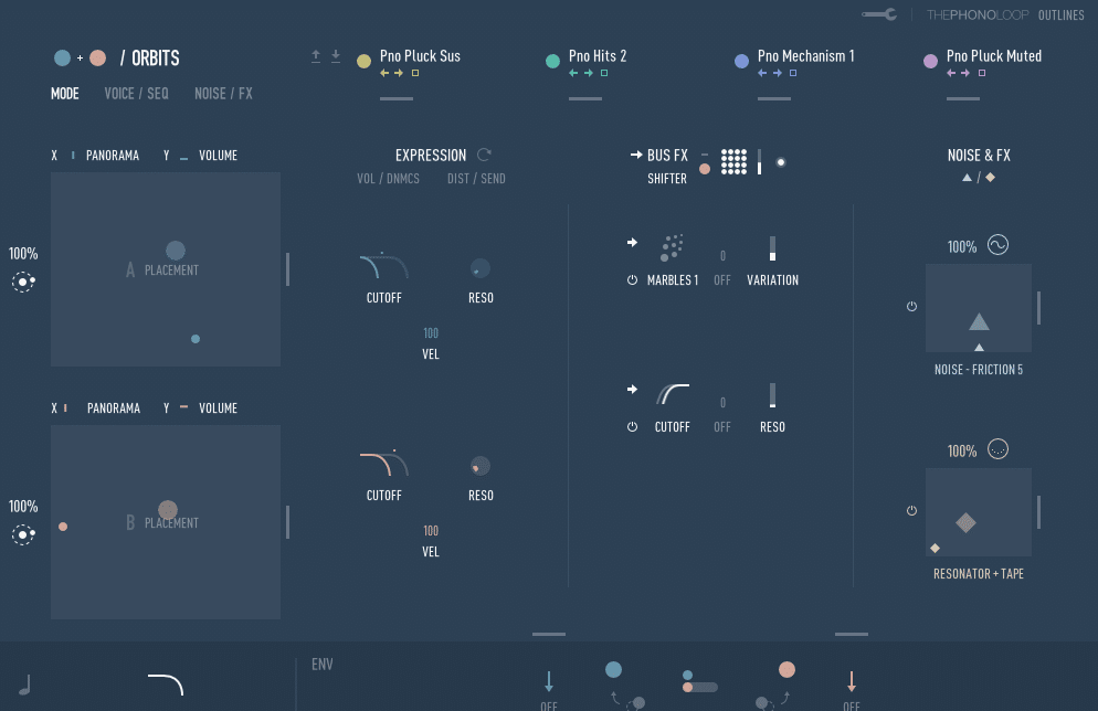 OUTLINES - Fantastic New Kontakt Instrument from THEPHONOLOOP (review + examples) 3 Outlines GUI